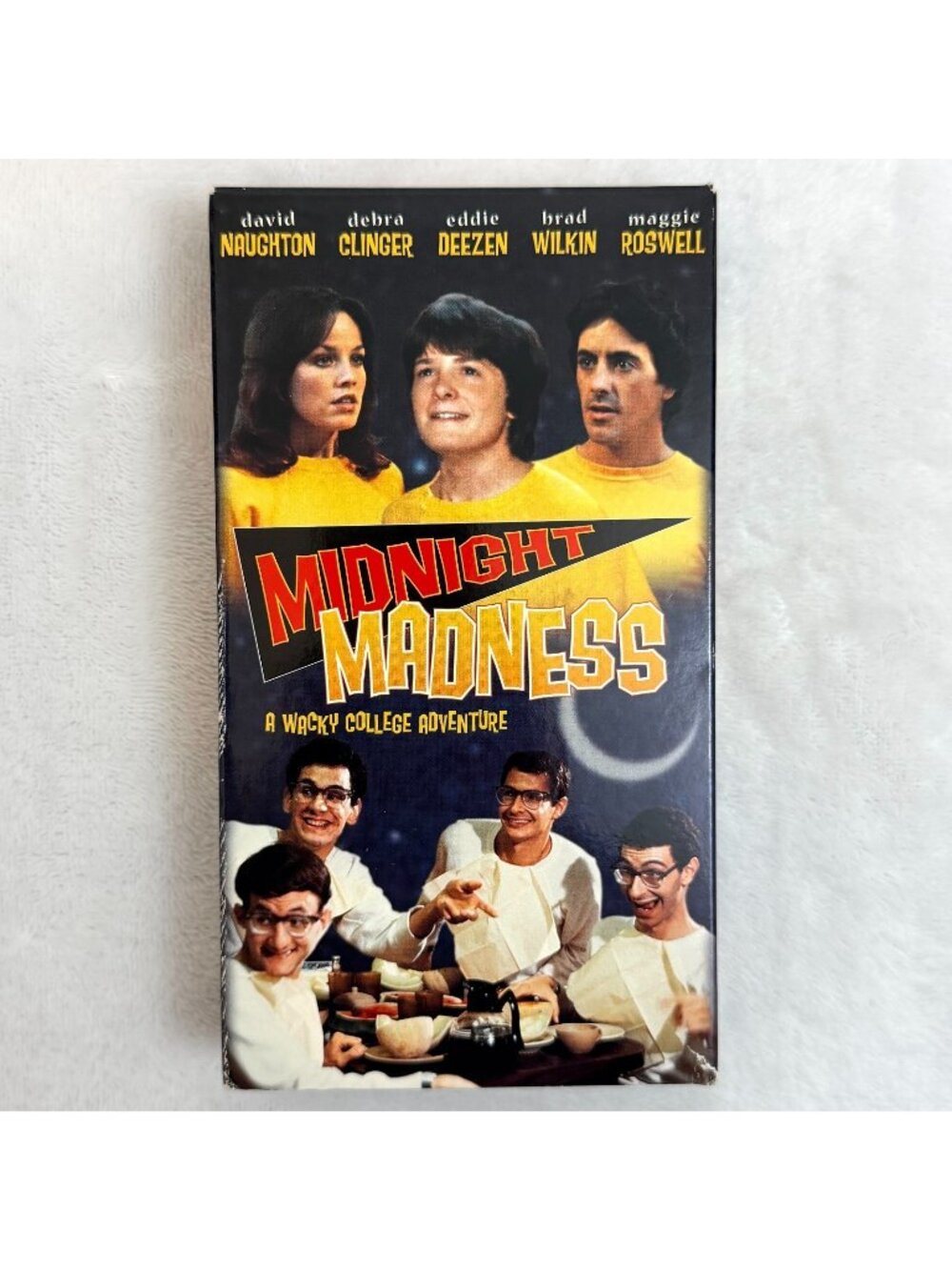 Midnight Madness VHS 1980 Michael J Fox's Big Screen Debut Anchor Bay